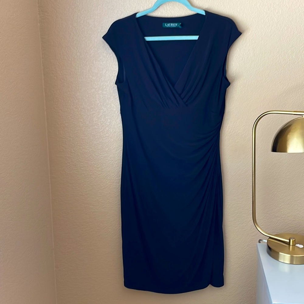 LAUREN by Ralph Lauren Black Cocktail Dress